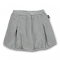 Mobile Preview: Ubang Skirt grey melange, Ballonrock Sweat grau meliert