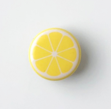 Druckknopf Zitrone