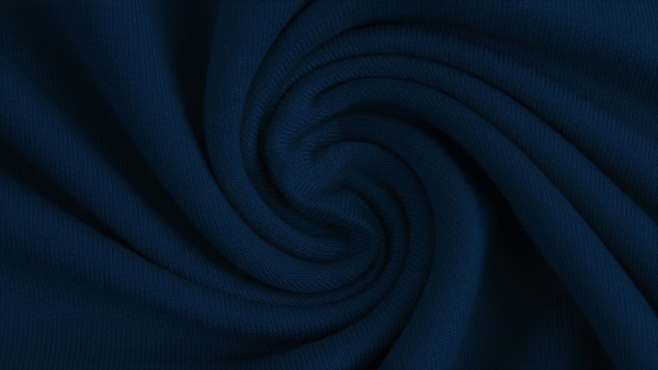 Modalsweat Uni Jeansblau dunkel, Lillestoff