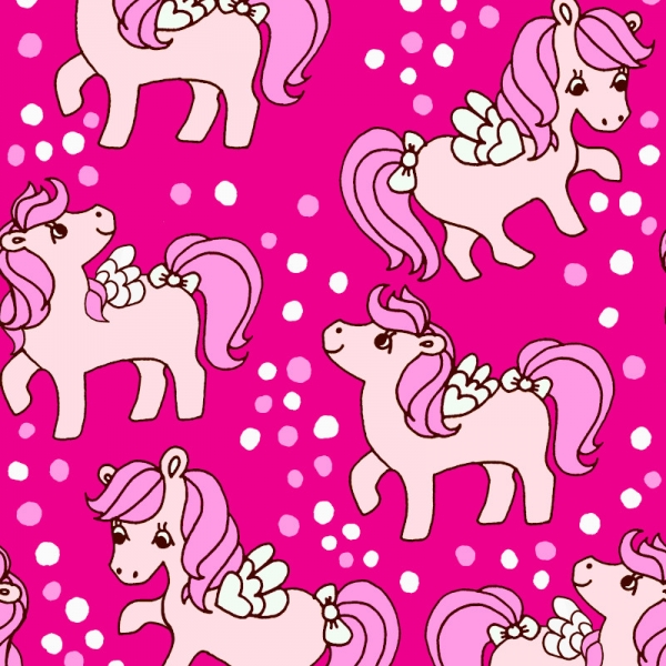 BIO Jersey Lovely Ponys pink,  Sampsukka