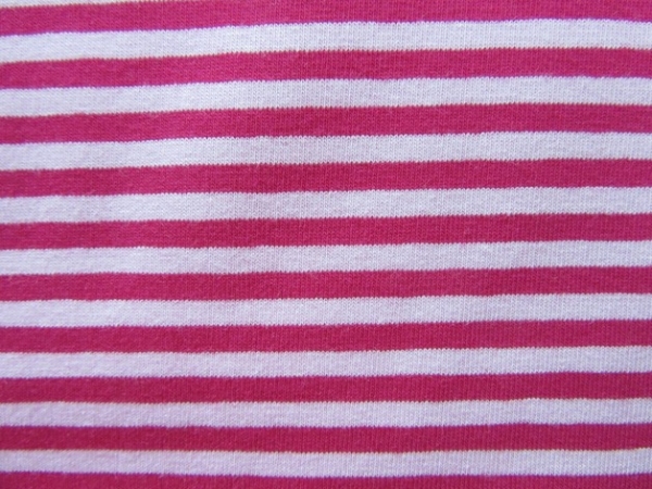 Jersey Vicente Streifen pink/weiß